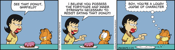 Komiksy garfield - komiks z dnia 23/04/2021