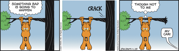 Komiksy garfield - komiks z dnia 29/04/2021