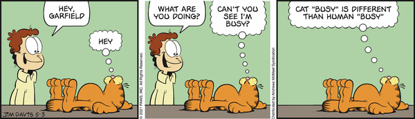 Komiksy garfield - komiks z dnia 03/05/2021
