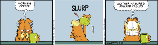 Komiksy garfield - komiks z dnia 17/05/2021