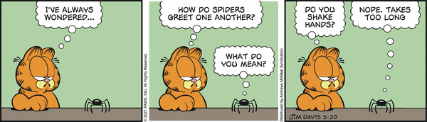 Komiksy garfield - komiks z dnia 20/05/2021