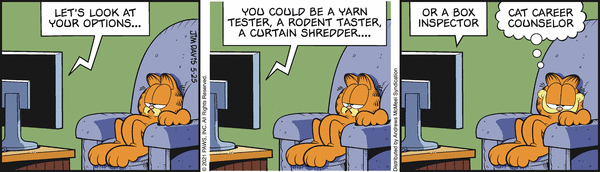 Komiksy garfield - komiks z dnia 25/05/2021