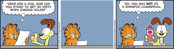 Komiksy garfield - komiks z dnia 26/05/2021