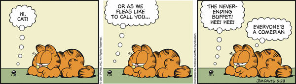 Komiksy garfield - komiks z dnia 28/05/2021