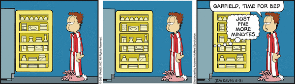 Komiksy garfield - komiks z dnia 31/05/2021