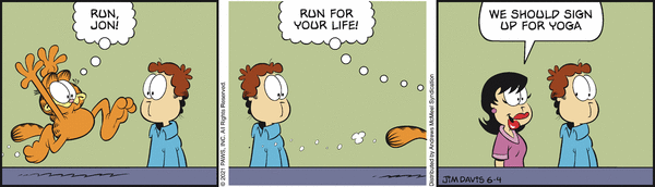 Komiksy garfield - komiks z dnia 04/06/2021