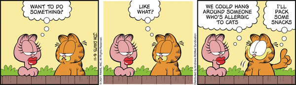 Komiksy garfield - komiks z dnia 11/06/2021