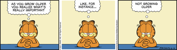 Komiksy garfield - komiks z dnia 14/06/2021