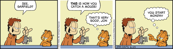 Komiksy garfield - komiks z dnia 23/06/2021