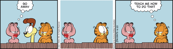 Komiksy garfield - komiks z dnia 25/06/2021