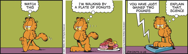 Komiksy garfield - komiks z dnia 28/06/2021