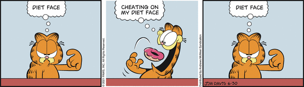 Komiksy garfield - komiks z dnia 30/06/2021