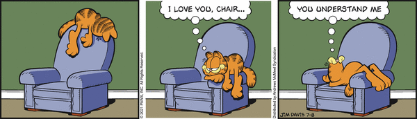 Komiksy garfield - komiks z dnia 08/07/2021