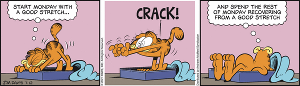 Komiksy garfield - komiks z dnia 12/07/2021
