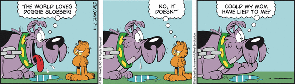 Komiksy garfield - komiks z dnia 14/07/2021