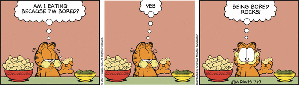 Komiksy garfield - komiks z dnia 19/07/2021