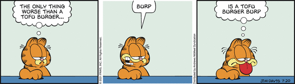 Komiksy garfield - komiks z dnia 20/07/2021