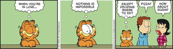 Komiksy garfield - komiks z dnia 23/07/2021