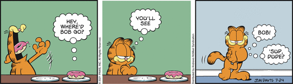 Komiksy garfield - komiks z dnia 24/07/2021