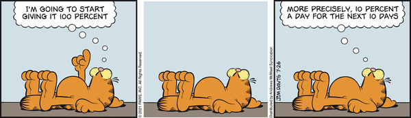Komiksy garfield - komiks z dnia 26/07/2021