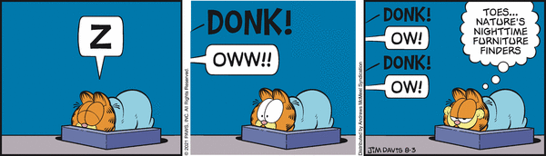 Komiksy garfield - komiks z dnia 03/08/2021