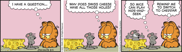 Komiksy garfield - komiks z dnia 05/08/2021