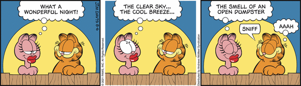 Komiksy garfield - komiks z dnia 06/08/2021