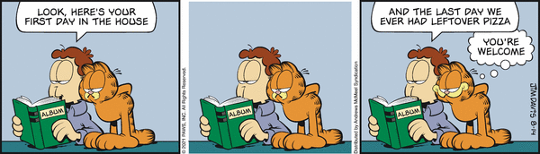 Komiksy garfield - komiks z dnia 14/08/2021
