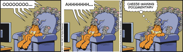 Komiksy garfield - komiks z dnia 19/08/2021