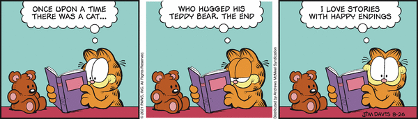 Komiksy garfield - komiks z dnia 26/08/2021