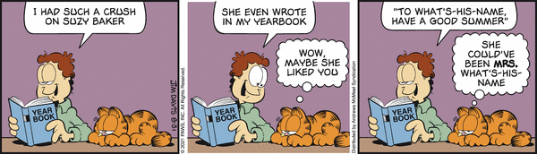 Komiksy garfield - komiks z dnia 31/08/2021