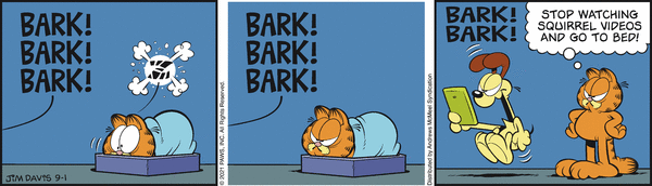 Komiksy garfield - komiks z dnia 01/09/2021