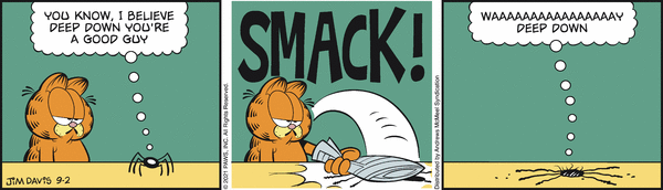 Komiksy garfield - komiks z dnia 02/09/2021