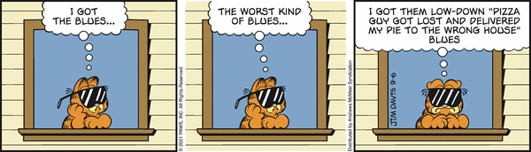 Komiksy garfield - komiks z dnia 06/09/2021