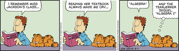 Komiksy garfield - komiks z dnia 07/09/2021