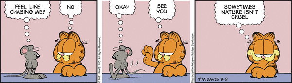 Komiksy garfield - komiks z dnia 09/09/2021