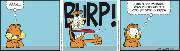 Komiksy garfield - komiks z dnia 11/09/2021