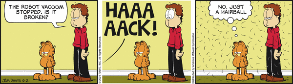 Komiksy garfield - komiks z dnia 21/09/2021