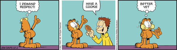 Komiksy garfield - komiks z dnia 02/10/2021