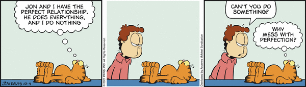 Komiksy garfield - komiks z dnia 04/10/2021