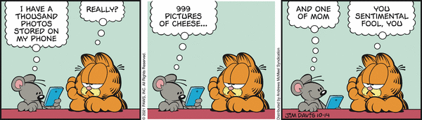 Komiksy garfield - komiks z dnia 14/10/2021