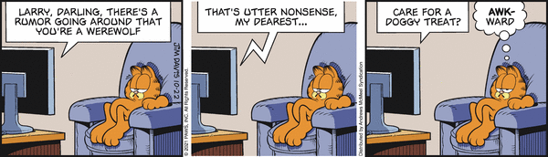 Komiksy garfield - komiks z dnia 22/10/2021