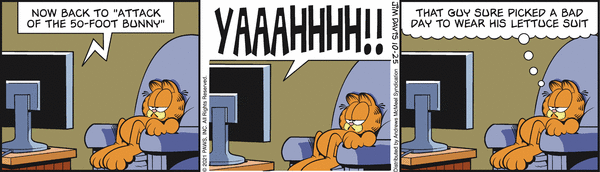 Komiksy garfield - komiks z dnia 25/10/2021
