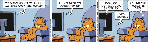 Komiksy garfield - komiks z dnia 26/10/2021