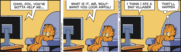 Komiksy garfield - komiks z dnia 27/10/2021