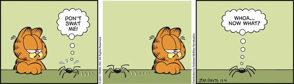 Komiksy garfield - komiks z dnia 04/11/2021