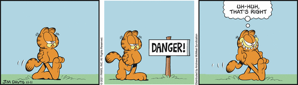 Komiksy garfield - komiks z dnia 11/11/2021