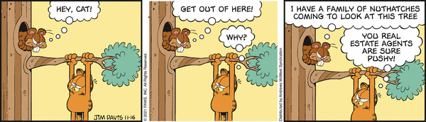 Komiksy garfield - komiks z dnia 16/11/2021