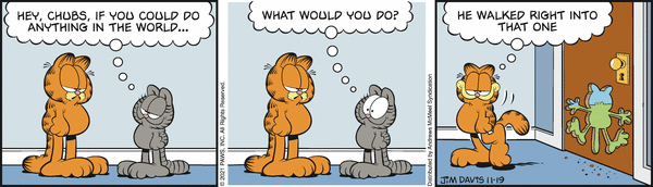 Komiksy garfield - komiks z dnia 19/11/2021