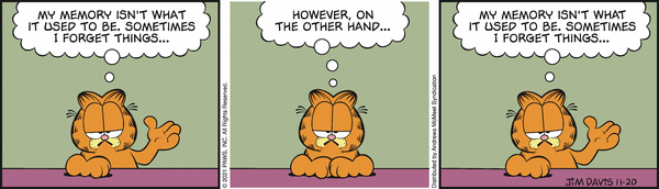 Komiksy garfield - komiks z dnia 20/11/2021